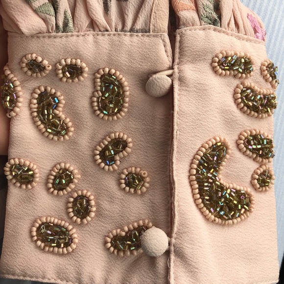 BOGO NWT Topshop Pink Floral Long Sleeve Dress - Picture 5 of 5